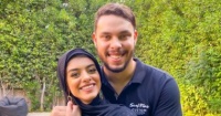أول ظهور لليوتيوبر أحمد حسن وزوجته زينب بـ الحجاب بعد إخلاء سبيلهما صور