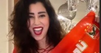 نجوم الفن الأهلاوية يحتفلون بالبطولة الأفريقية ولا فيه غيره يفرحنى صور