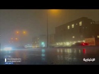 بالفيديو أمطار رعدية ورياح في الرياض