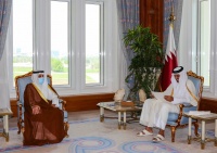 رسالة خطية من نائب الأمير إلى أمير قطر نقلها وزير الخارجية