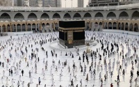 صور حجاج بيت الله الحرام يؤدون طواف الوداع