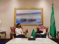 فيصل بن فرحان يبحث مع نائب رئيس الوزراء الأردني ووزيرة الخارجية الليبية العلاقات الثنائية